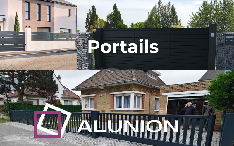 Portails pour sécuriser votre habitation proposés par Alunion région de La Louvière